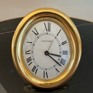 Vintage Cartier Desk Clock with alarm